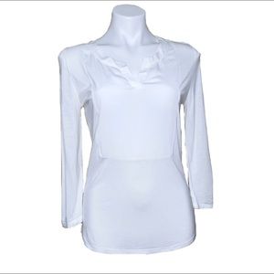 NY & Co long sleeve white shirt